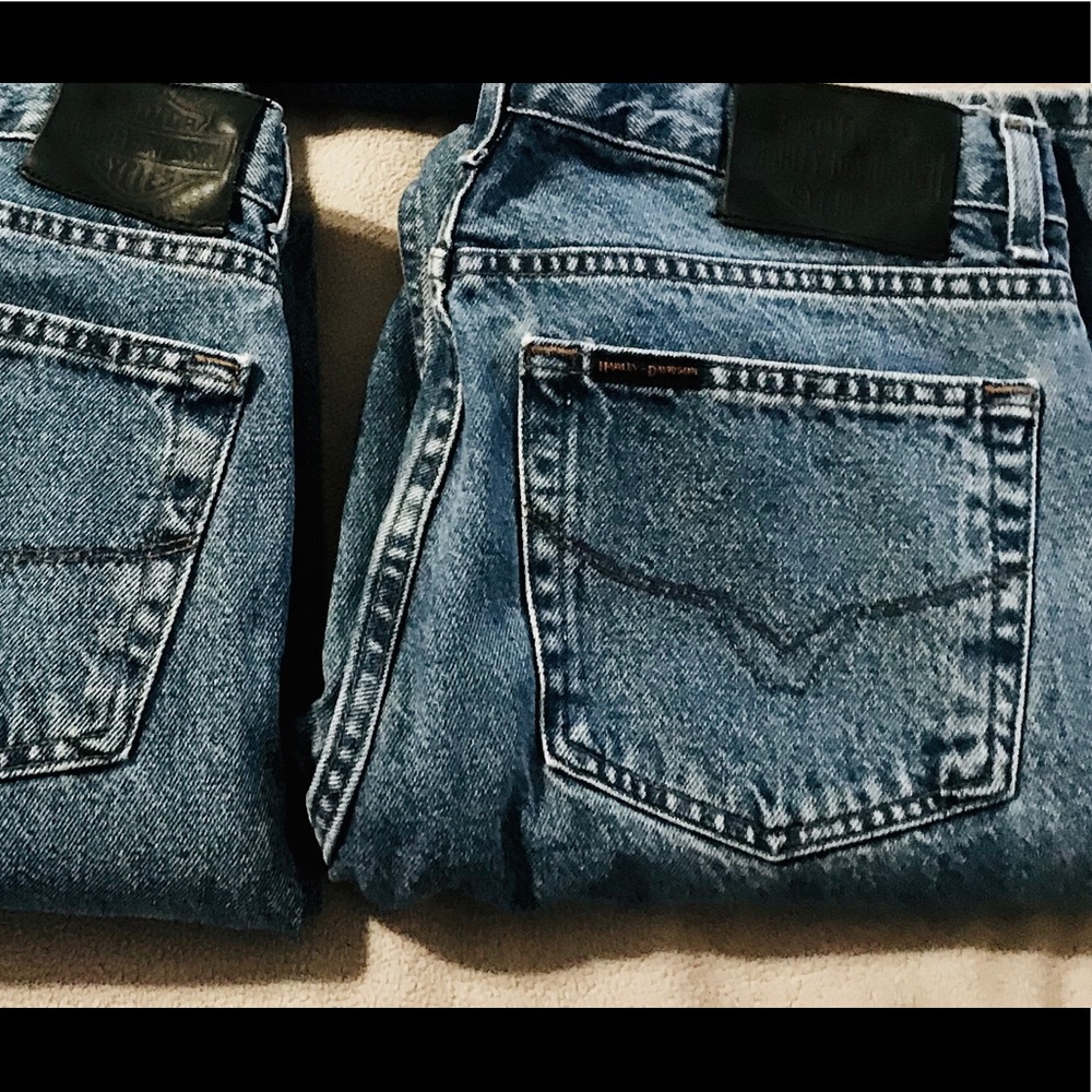 2 NWOT Harley Davidson Blue Jean's 36x34!